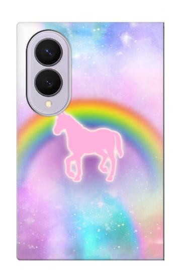 S3070 Rainbow Unicorn Pastel Sky Case For Samsung Galaxy Z Fold 8