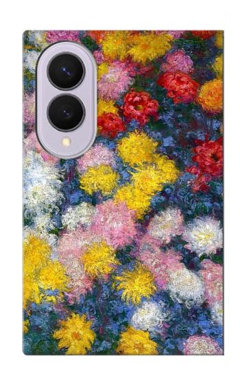 S3342 Claude Monet Chrysanthemums Case For Samsung Galaxy Z Fold 8
