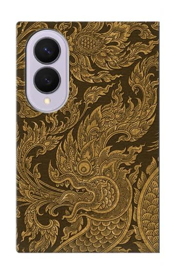 S3382 Thai Art Naga Case For Samsung Galaxy Z Fold 8