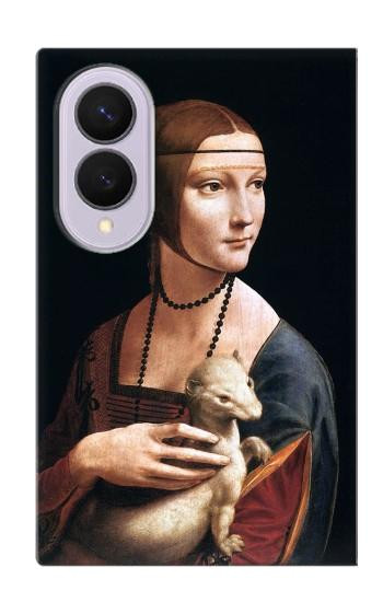S3471 Lady Ermine Leonardo da Vinci Case For Samsung Galaxy Z Fold 8