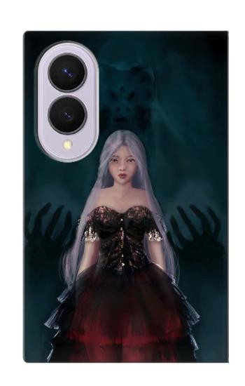 S3847 Lilith Devil Bride Gothic Girl Skull Grim Reaper Case For Samsung Galaxy Z Fold 8