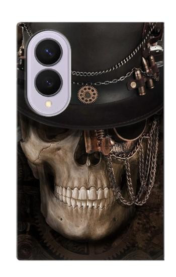 S3852 Steampunk Skull Case For Samsung Galaxy Z Fold 8