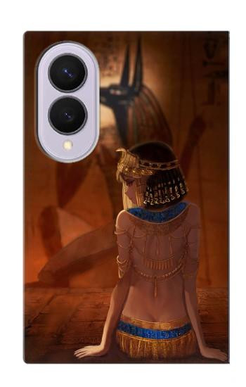 S3919 Egyptian Queen Cleopatra Anubis Case For Samsung Galaxy Z Fold 8
