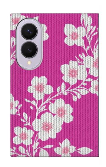 S3924 Cherry Blossom Pink Background Case For Samsung Galaxy Z Fold 8