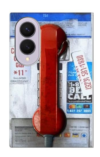 S3925 Collage Vintage Pay Phone Case For Samsung Galaxy Z Fold 8