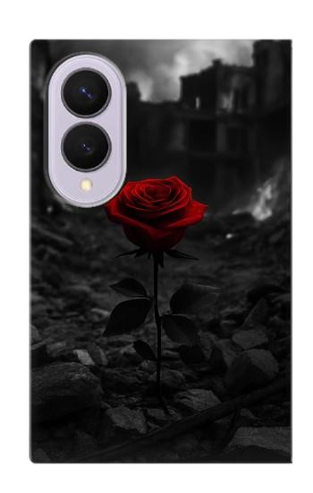 S4048 Red Rose Ruins Case For Samsung Galaxy Z Fold 8