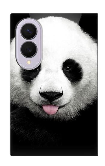 S4049 Cute Panda Stick Out Tongue Case For Samsung Galaxy Z Fold 8