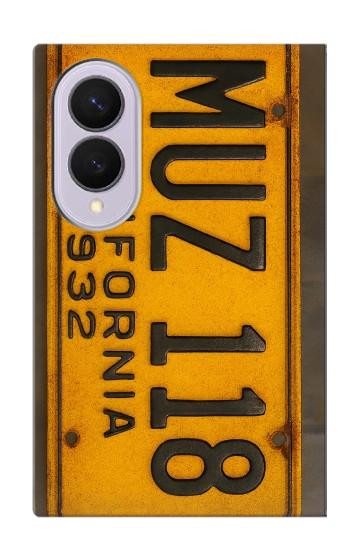 S4060 Vintage California Car License Plate Case For Samsung Galaxy Z Fold 8