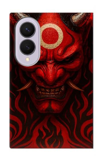 S4099 Mystic Red Demon Illustration Case For Samsung Galaxy Z Fold 8