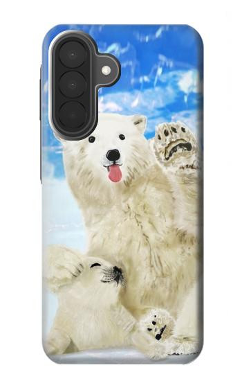 S3794 Arctic Polar Bear and Seal Paint Case For Samsung Galaxy A27