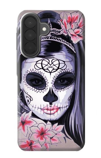 S3821 Sugar Skull Steam Punk Girl Gothic Case For Samsung Galaxy A27