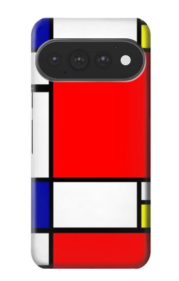 S0157 Composition Red Blue Yellow Case For Google Pixel 11, 11 Pro