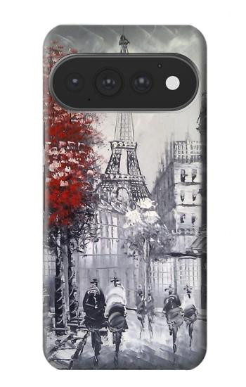 S1295 Eiffel Painting of Paris Case For Google Pixel 11, 11 Pro