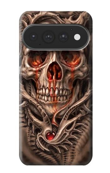 S1675 Skull Blood Tattoo Case For Google Pixel 11, 11 Pro