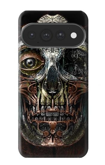 S1685 Steampunk Skull Head Case For Google Pixel 11, 11 Pro