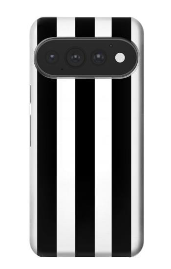 S2297 Black and White Vertical Stripes Case For Google Pixel 11, 11 Pro