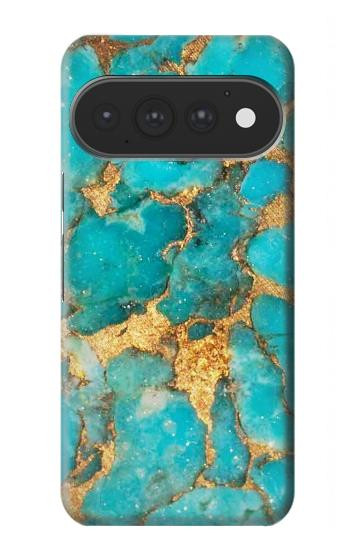 S2906 Aqua Turquoise Stone Case For Google Pixel 11, 11 Pro