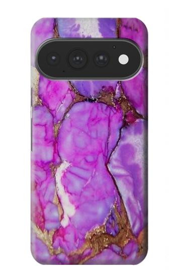 S2907 Purple Turquoise Stone Case For Google Pixel 11, 11 Pro