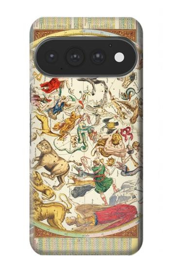 S3145 Antique Constellation Star Sky Map Case For Google Pixel 11, 11 Pro
