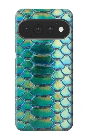S3414 Green Snake Scale Graphic Print Case For Google Pixel 11, 11 Pro
