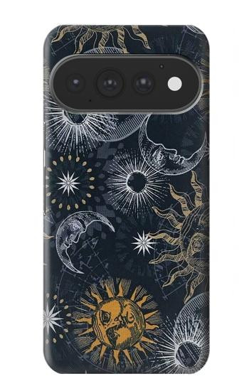 S3702 Moon and Sun Case For Google Pixel 11, 11 Pro
