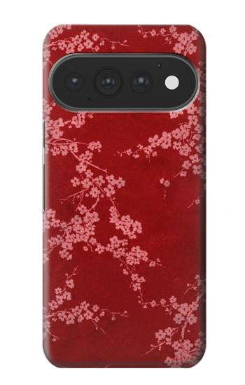 S3817 Red Floral Cherry blossom Pattern Case For Google Pixel 11, 11 Pro