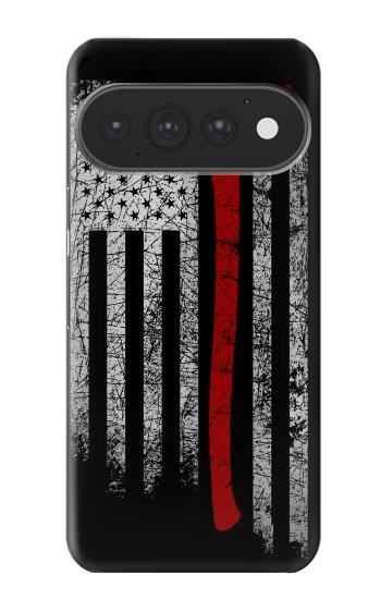 S3958 Firefighter Axe Flag Case For Google Pixel 11, 11 Pro