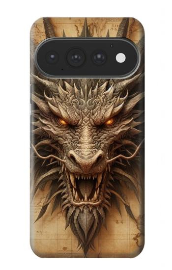S3981 Dragon Head Old Map Case For Google Pixel 11, 11 Pro