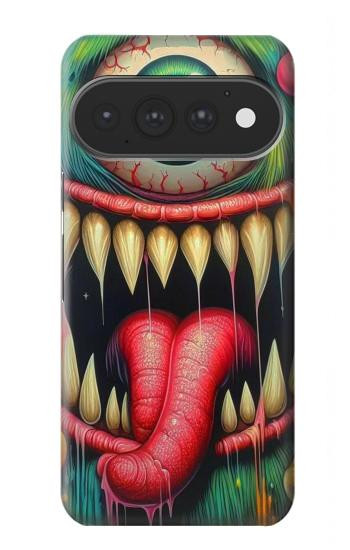 S4000 Monster Graffiti Wall Art Case For Google Pixel 11, 11 Pro