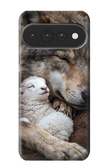 S4089 Gentle Wolf And Lamb Friendship Art Case For Google Pixel 11, 11 Pro