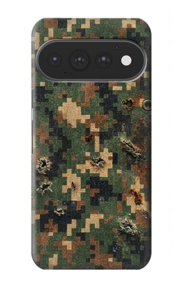 S4091 Green Digital Camouflage Pattern Case For Google Pixel 11, 11 Pro