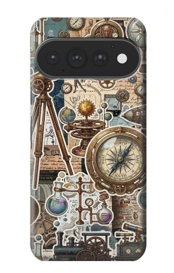 S4100 Vintage Scientific Discovery Collage Case For Google Pixel 11, 11 Pro
