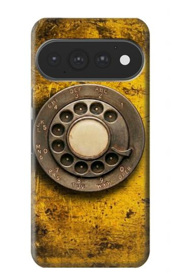 S4107 Retro Rotary Phone Dial Vintage Case For Google Pixel 11, 11 Pro