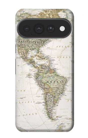 S0604 World Map Case For Google Pixel 11 Pro XL
