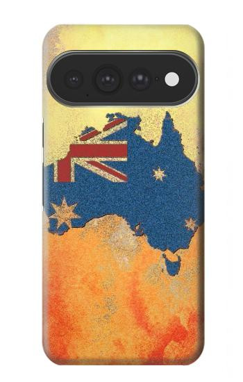 S2494 Australia Flag Map Rock Texture Case For Google Pixel 11 Pro XL