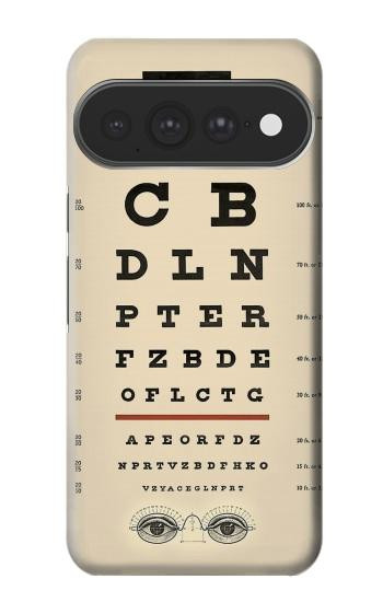 S2502 Eye Exam Chart Decorative Decoupage Poster Case For Google Pixel 11 Pro XL