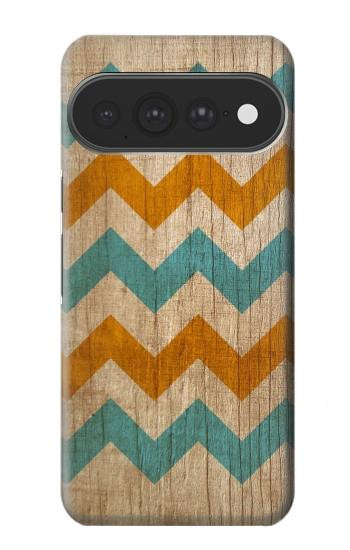 S3033 Vintage Wood Chevron Graphic Printed Case For Google Pixel 11 Pro XL