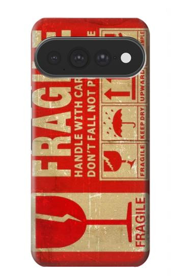 S3552 Vintage Fragile Label Art Case For Google Pixel 11 Pro XL