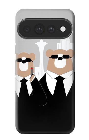 S3557 Bear in Black Suit Case For Google Pixel 11 Pro XL