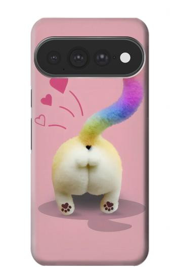 S3923 Cat Bottom Rainbow Tail Case For Google Pixel 11 Pro XL