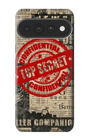 S3937 Text Top Secret Art Vintage Case For Google Pixel 11 Pro XL
