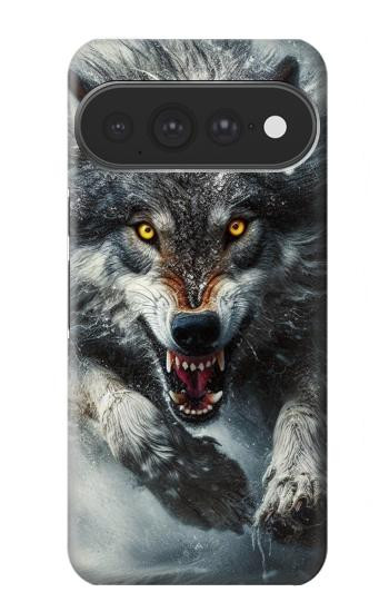 S3965 Angry Wolf Running Case For Google Pixel 11 Pro XL