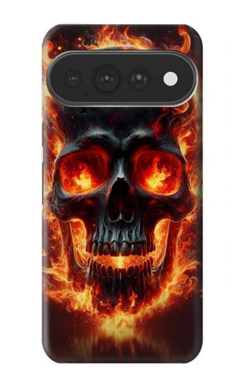 S3986 Fire Skull Case For Google Pixel 11 Pro XL