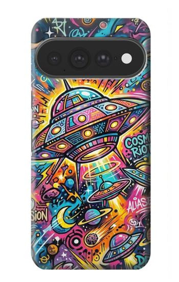 S4085 Cosmic Spaceship Psychedelic Art Case For Google Pixel 11 Pro XL