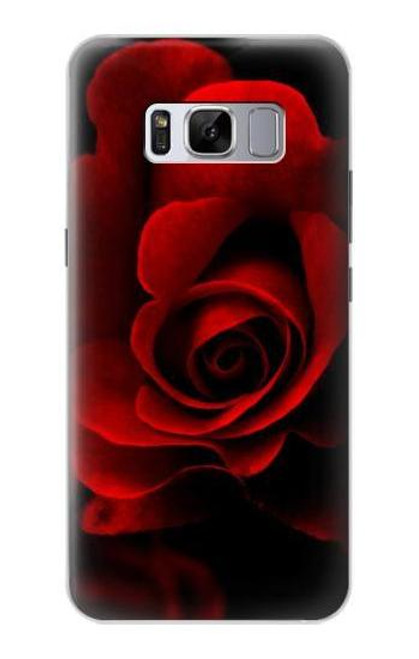 S2898 Red Rose Case For Samsung Galaxy S8 Plus