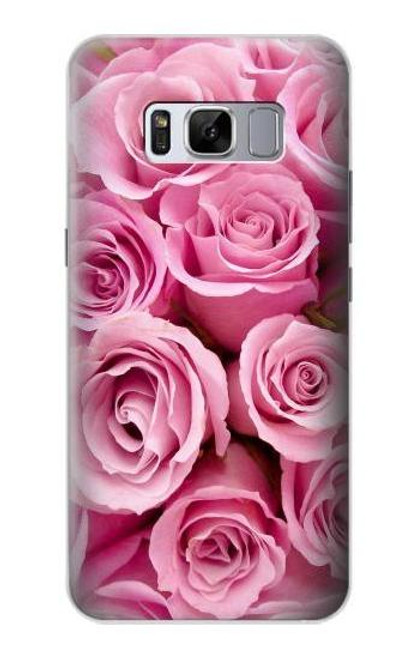 S2943 Pink Rose Case For Samsung Galaxy S8 Plus