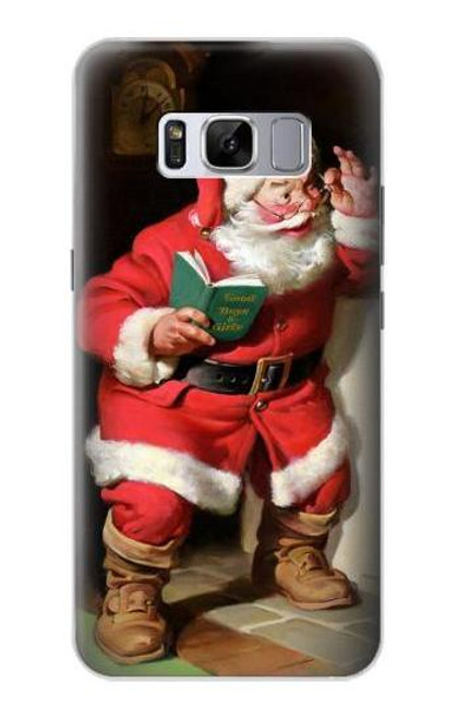 S1417 Santa Claus Merry Xmas Case For Samsung Galaxy S8