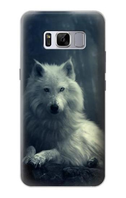 S1516 White Wolf Case For Samsung Galaxy S8