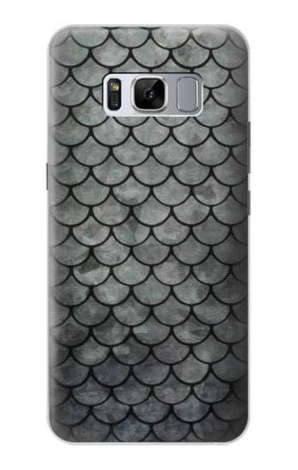 S2950 Silver Fish Scale Case For Samsung Galaxy S8