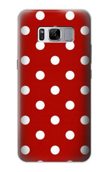 S2951 Red Polka Dots Case For Samsung Galaxy S8